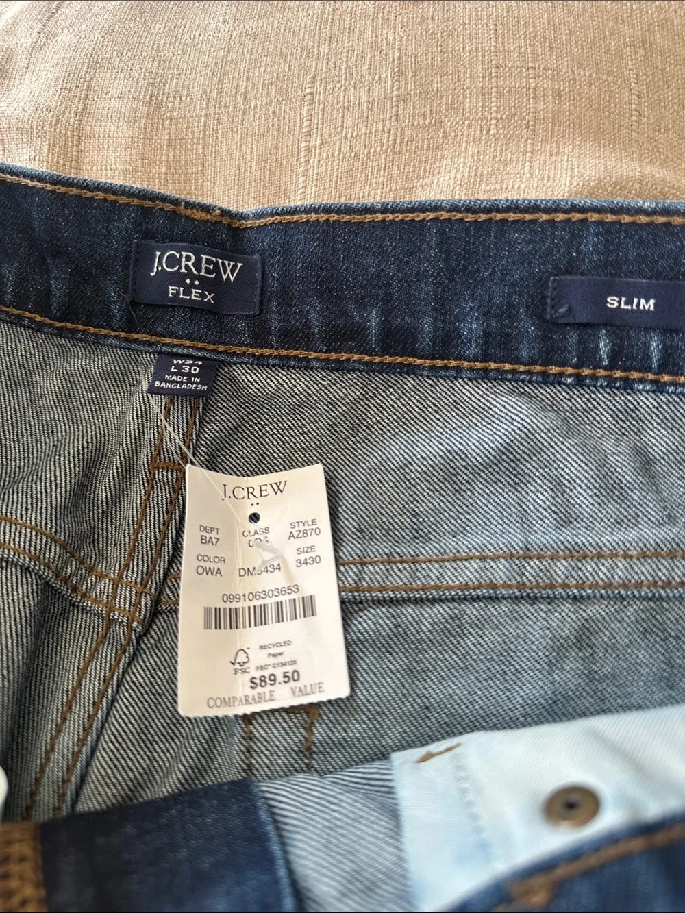 J. Crew crew straight